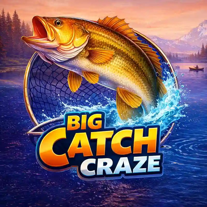 Big Catch Craze fishing game casino interface